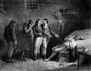 La morte del marchese de Condorcet, 1794 da Unbekannt