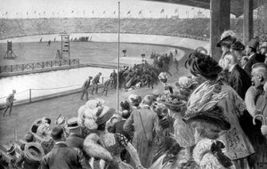 Il traguardo della maratona, Giochi Olimpici, Londra, 1908, c1920 da Unbekannt