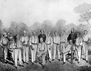 La prima squadra di cricket inglese a visitare l