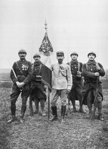 La bandiera del Regiment de Marche della Legione Straniera Francese, c1914-1918 da Unbekannt