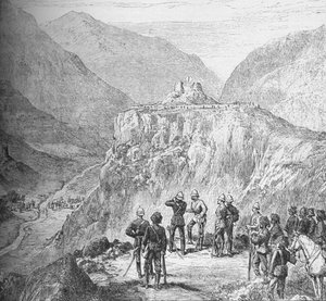 Il forte di Ali Masjid nel Passo Khyber da Unbekannt