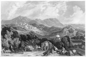 La fortezza di Nahan nel dominio di Oude, India, c1860 da Unbekannt