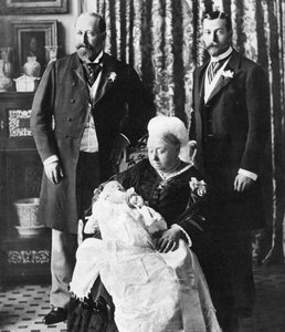 Il giorno del battesimo del futuro re Edoardo VIII, 16 luglio 1894