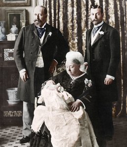 Il giorno del battesimo del futuro re Edoardo VIII, 16 luglio 1894 da Unbekannt