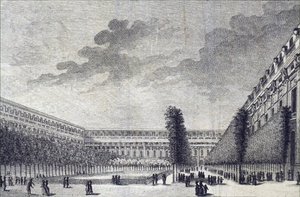 I giardini del Palais Royal a Parigi