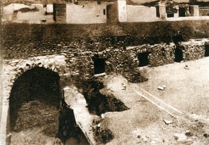 La grande terrazza sul criptoportico, Pompei, Italia, c. 1900