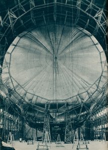 La struttura interna del dirigibile R101, c1929 c1937