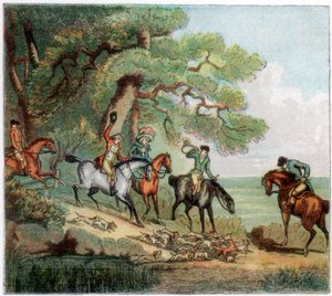 La caccia alla volpe, 1787 da Unbekannt