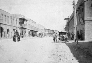 La strada principale di Mosul, Iraq, c. 1910s da Unbekannt