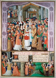 Il matrimonio di Bianca e Fernando, 1269, XV secolo da Unbekannt