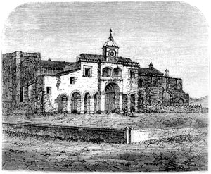 Il mausoleo di Colombo, Santo Domingo, 1873 da Unbekannt