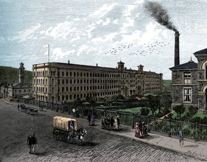 Il mulino a Saltaire, c1880 da Unbekannt