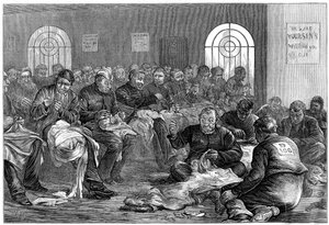 La stanza degli aghi, prigione di Clerkenwell, Londra, 1874 da Unbekannt