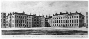 I lati nord e sud di Soho Square, Londra, 1826 1907 da Unbekannt