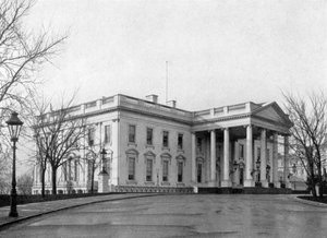 Il portico nord della Casa Bianca, Washington D.C., USA da Unbekannt