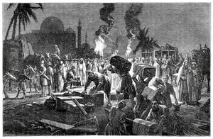 La rotta terrestre, Boulak, Egitto, 1900 da Unbekannt