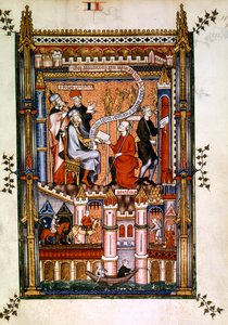 I sacerdoti pagani di Parigi inviano il loro messaggio a Roma, 1317