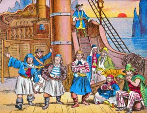 I pirati a casa, c1905 da Unbekannt