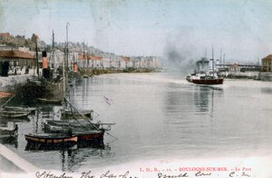 Il porto di Boulogne, Francia da Unbekannt