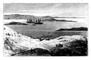 Il porto di Angra Pequena, Namibia, XIX secolo da Unbekannt
