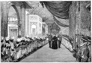 La visita della regina all