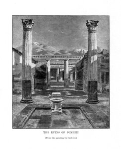 Le rovine di Pompei, Italia, XIX secolo da Unbekannt