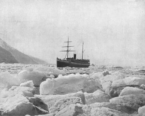 Il piroscafo Queen, Glacier Bay, Alaska, USA da Unbekannt