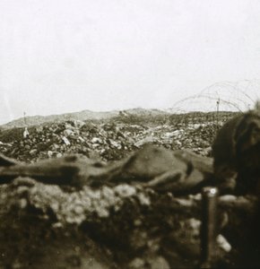 La vetta, Les Éparges, Francia settentrionale, c1914-c1918 da Unbekannt