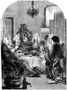 La cena a St Johns, Windsor, XVIII secolo, XIX secolo da Unbekannt