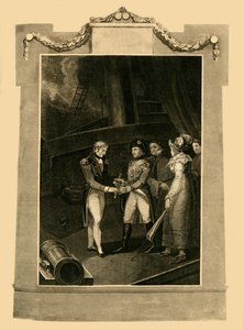 La resa di Buonaparte a bordo del Bellerophon da Unbekannt