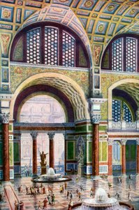 Il tepidarium delle Terme di Caracalla, Roma, Italia da Unbekannt