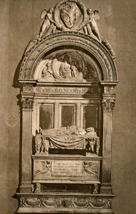La tomba di Leonardo Bruni c1369-1444, Basilica di Santa Croce, Firenze, 1882