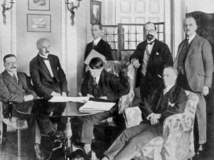 I negoziatori del trattato, 6 dicembre 1921