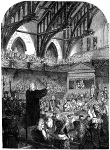 Il processo del Dr. Sacheverel, XVIII secolo XIX secolo da Unbekannt