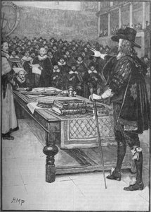 Il processo del re Carlo I, 1649 da Unbekannt