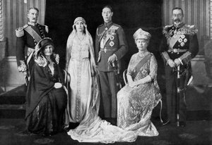 Il matrimonio del Duca di York e Lady Elizabeth Bowes-Lyon, 1923