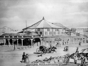 Teatro Villanueva, 1869, anni 1920 da Unbekannt