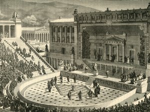 Teatro di Dioniso ad Atene da Unbekannt