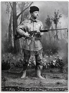 Theodore Roosevelt, soldato e politico americano, c1898 da Unbekannt
