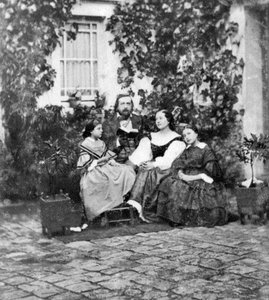 Théophile Gautier, poeta, drammaturgo, romanziere, giornalista e critico letterario francese, c1857 da Unbekannt