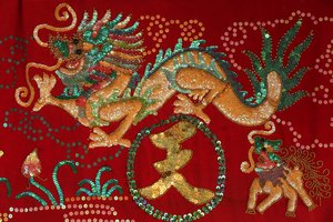 Tempio taoista Thien Hau. Drago. Drago. Ho Chi Minh City. Vietnam da Unbekannt