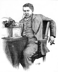 Thomas Alva Edison, inventore americano da Unbekannt
