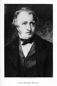 Thomas Babington, poeta, storico e politico Whig britannico, XIX secolo
