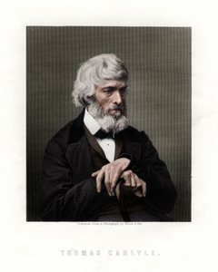 Thomas Carlyle, saggista, satirico e storico scozzese, metà-fine XIX secolo