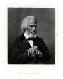 Thomas Carlyle, saggista, satirico e storico scozzese, metà-fine XIX secolo