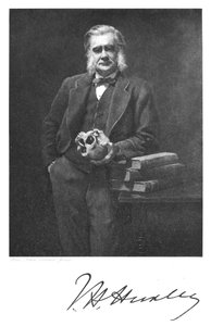 Thomas Henry Huxley, biologo inglese, 1883