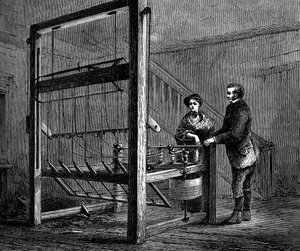 Spinning jenny di Thomas Highs, c1880