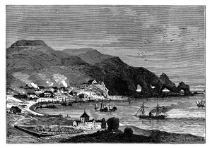 Thorshavn, capitale delle Isole Faroe, c1890 da Unbekannt