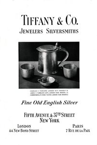 Pubblicità di Tiffany & Co., 1937 da Unbekannt
