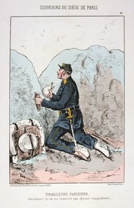 Tirailleurs Parisiens, Assedio di Parigi, 1870-1871 da Unbekannt